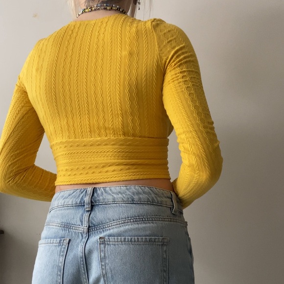 Long sleeve crop top - Picture 3 of 6